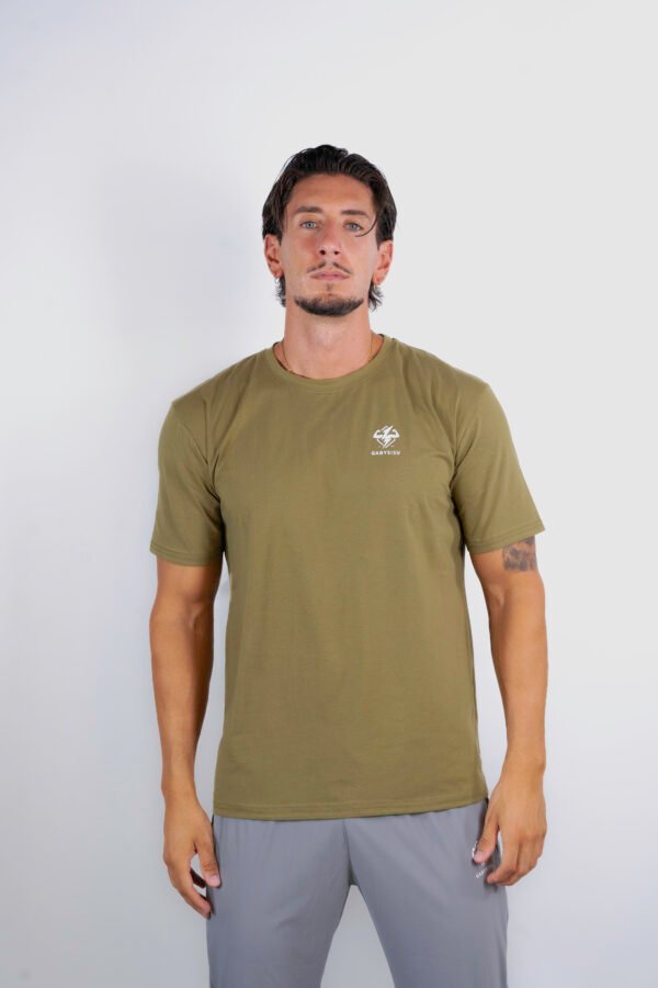 CAMISETA MANGA CORTA VERDE MILITAR