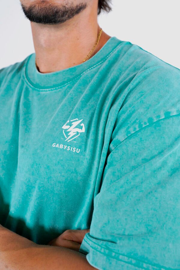 CAMISETA OVERSIZE VERDE - Image 3